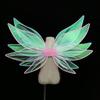 Foldable Fairy for Butterfly Wings Angel Wings for Kids Party Fancy Dress Costume Photography Props for Halloween Cospla