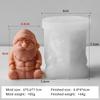 DIY Santa Claus Silicone Mold Handmade Aroma Candle Gypsum Ornaments Molds Christmas Decoration Candle Making