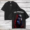 Gojo Satoru Jujutsu Kaisen Men Women Tshirt Washed Cotton T-shirt Clothing Summer Short Sleeve Oversized Tees Streetwear