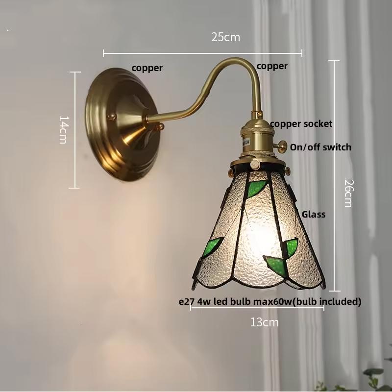 Vintage Creative Tiffany LED Pendant Light for Bedroom Lamp Dining Room Bar Atmosphere Decoration Hanging Lighting Chandeliers