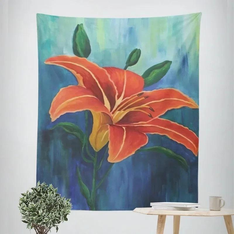 Sunflower Pattern Wall Decoration Tapestry Home Living Room Tapestry