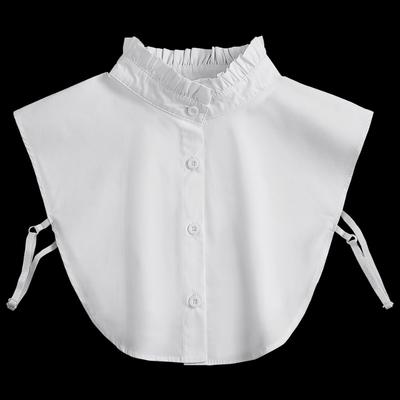Formeller falscher Kragen Damen einfarbig Stehkragen Faux Col Halbes Hemd Bluse Falsche Kragen Pullover Hemd Abnehmbare Kragen