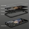 Dark Lion Head Pattern Tempered Glass Phone Case For iPhone 17 Pro Max 16 15 14 13 12 11 Pro 17Air 16E 7 8 Plus XR XS X Cover