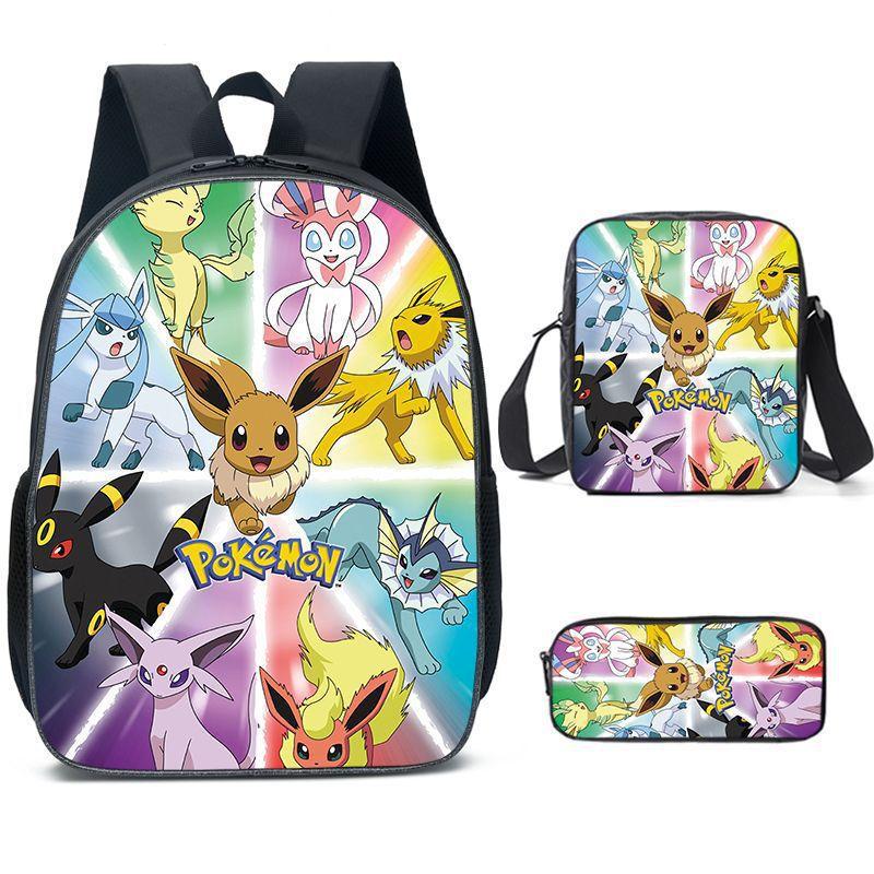 Primary And Secondary School Students Schoolbag Cartoon Backpack Breathable And Wear-Resistant Children'S Backpack Satchel Pencil Bag Set