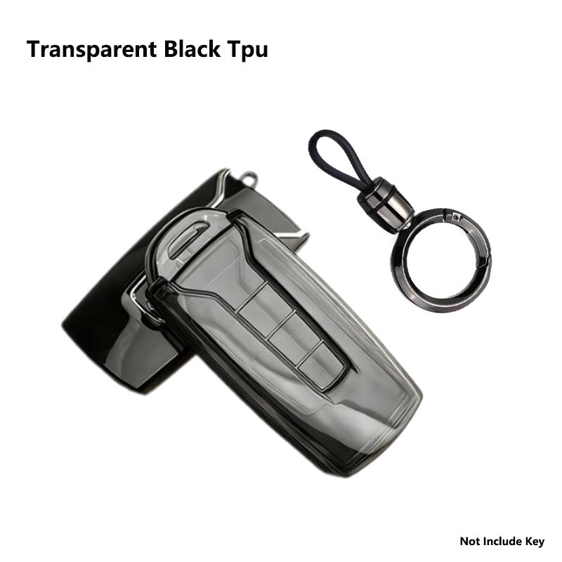 Transparent Black Tpu For Vw For Volkswagen Touareg         Remote Car Key Case Cover Fob Bag