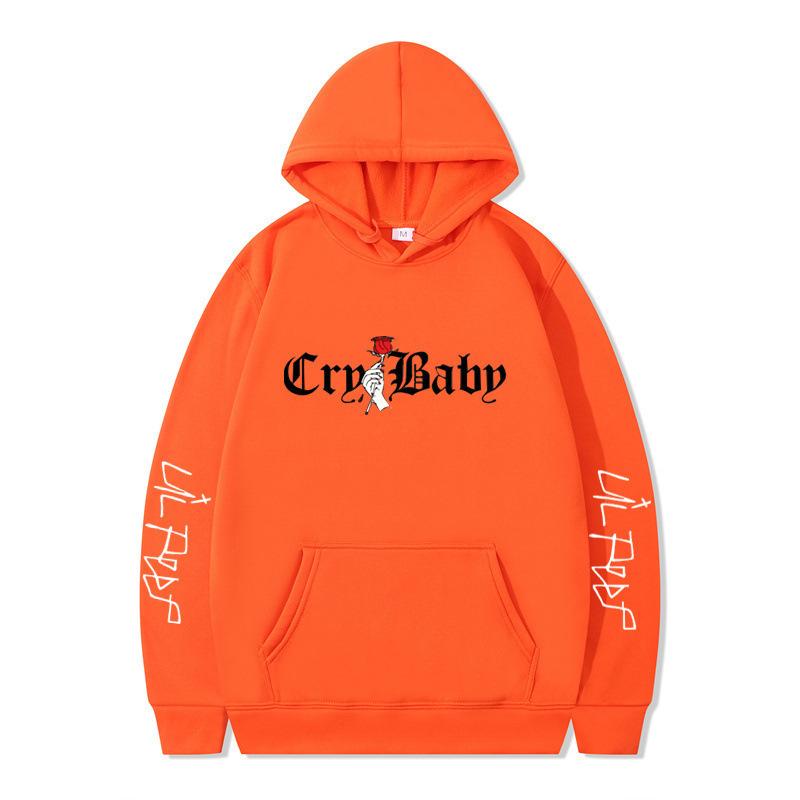 New product, American rap singer lil peep shirt men's and women's fleece hooded sweater