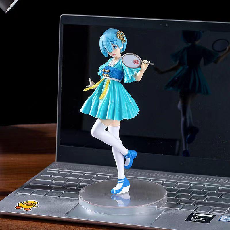 Re:Life in a different world from zero Rem Ram PVC Figure Model Toy Decorative Ornament