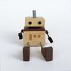 Car Air Fresheners Wooden Robot Figurine with Swinging Legs Car
