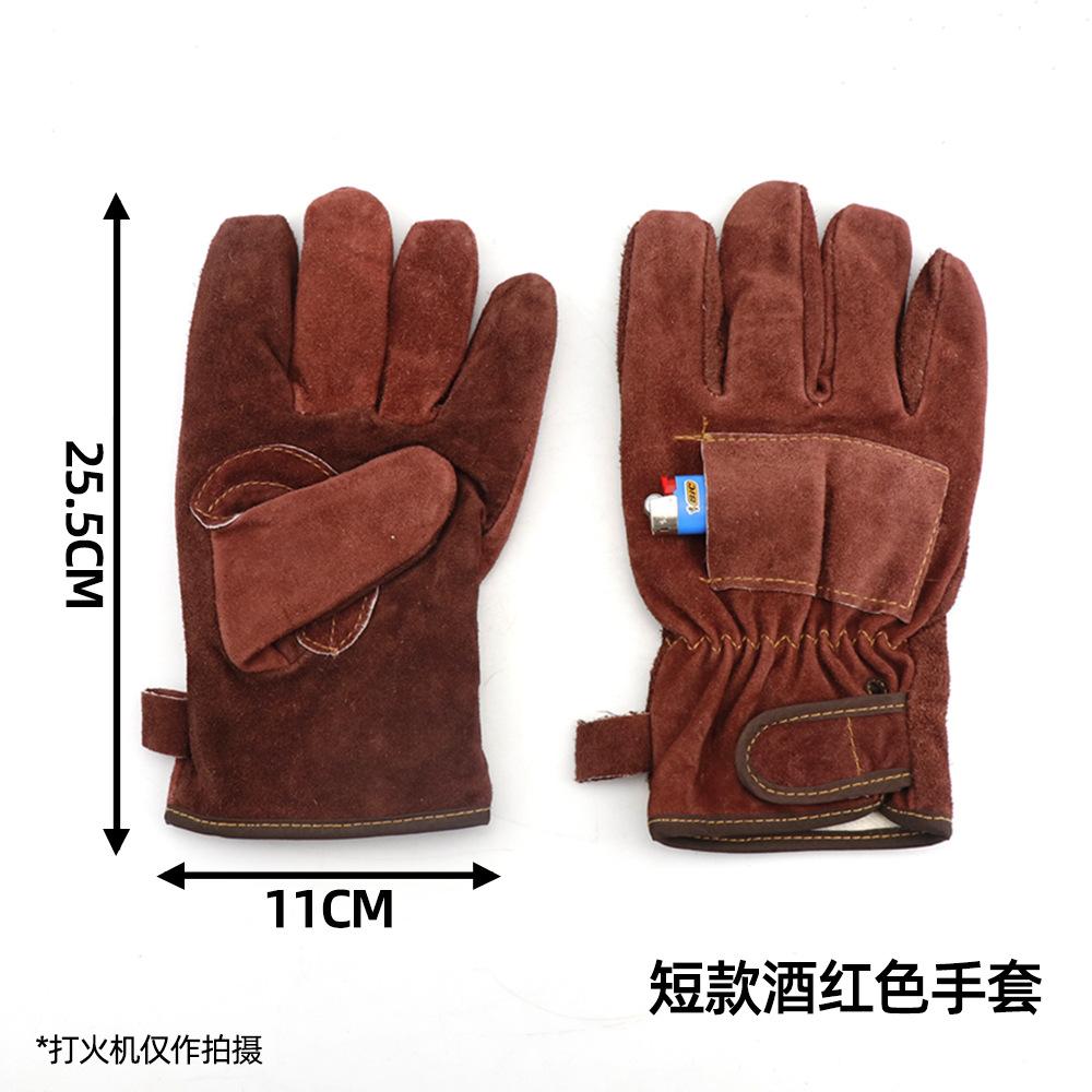 

YKJY Противоожоговые перчатки для кемпинга на открытом воздухе, инструменты для барбекю, защитные перчатки для высокой температуры и теплоизоляции