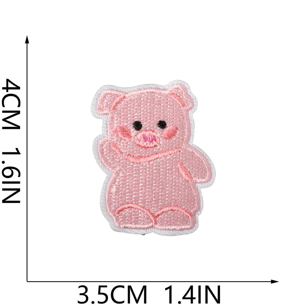 Small Animal Embroidery Cloth Sticker Bag Decoration Penguin Embroidery Label Pet Saliva Towel Dressing Cartoon Embroidery Patch Sticker