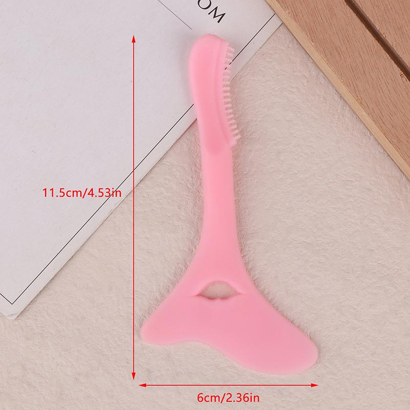 Multi-Functional Eyeliner Stencil Wing Tips Silicone Eyeliner Aid Drawing Lipstick Wearing Assistant Baffle Reusable Makeup