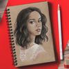 PANDAFLY Professional Charcoal Pencil Drawing Skin Tone Colored Colored Charcoal Pastel Chalk Pencils for Layering 12 Colors Set, Pencils, Pencils,