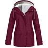 Autumn and Winter Plus Velvet Jacket Outdoor Mountaineering Suit Hooded Jacket Top Ladies