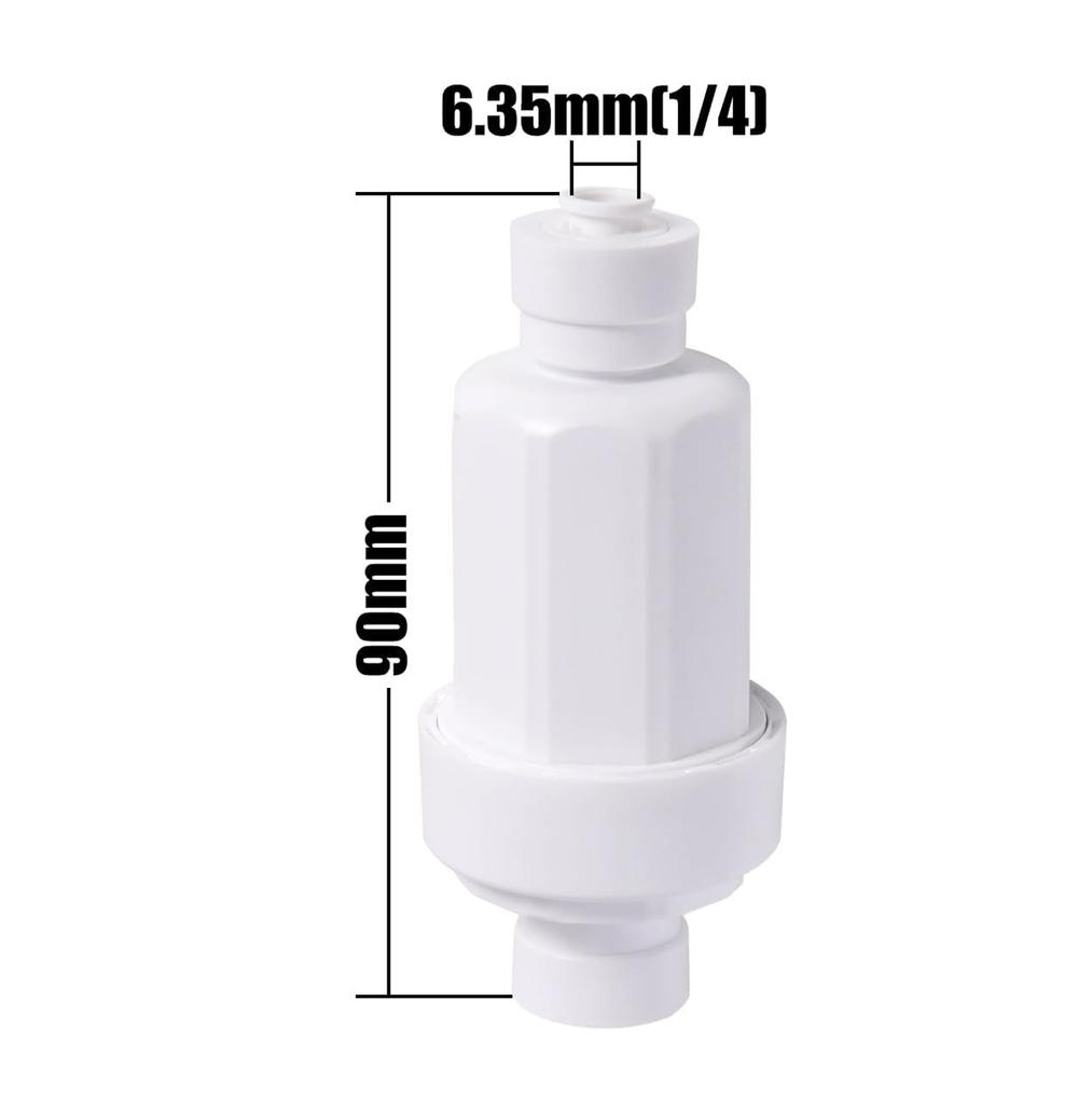 1/4"3/8" Schnellkupplung Mikrofilter Gartenbewässerungssystem Filtration 40 Mikron Filter für Außendurchmesser 6,35/9,52mm Rohr Reiniger Sieb