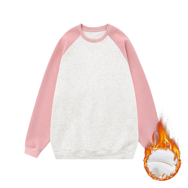 Autumn Winter Warm Thick Cotton Hoodies Sweatshirts (unisex) Harajuku Oversized Long Sleeve Tops Unisex Streetwear Casual Basic Couples' Hoodies