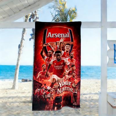 Arsenal Football Player Customized Name Beach Towel Quick-Dry Soft Microfiber Suitable for Sports Travel Swimming Yoga Bathroom Beach And Pool