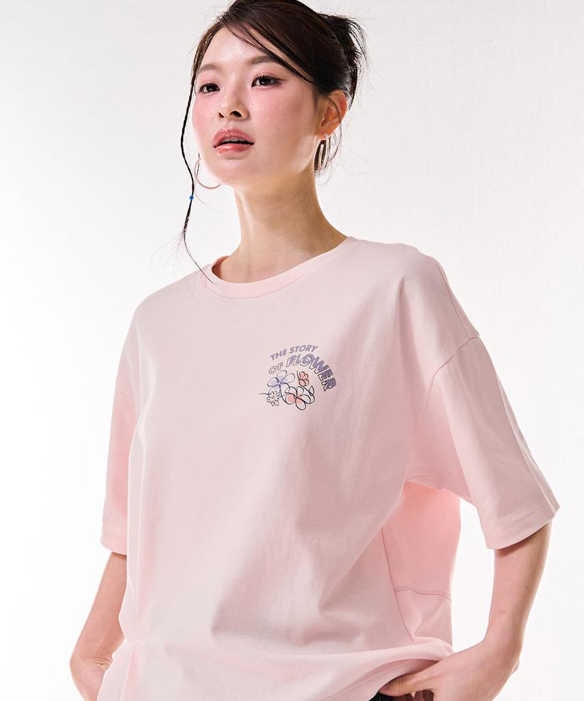 CHASECULT Women'S Modulated Hem Short Sleeve T-Shirt-Dbrg5879D0P