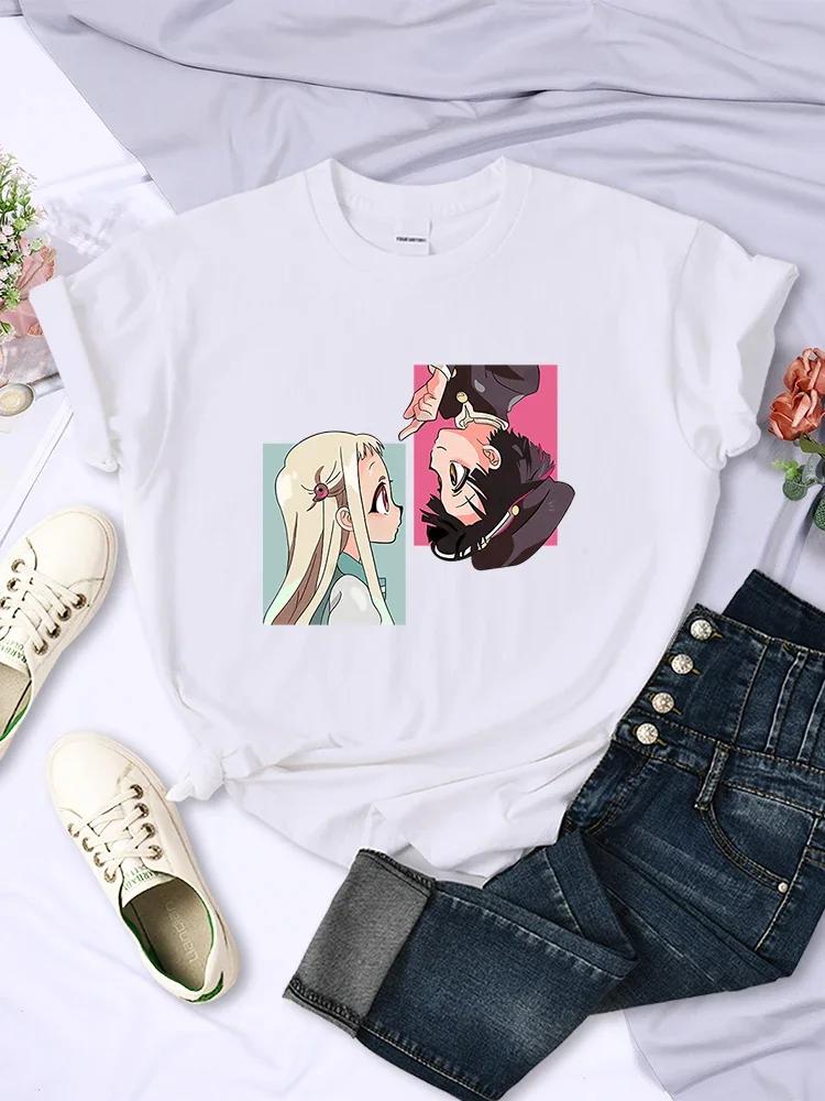 Jibaku Shounen Hanako Kun Women Tshirts Fashion Personality Street Short Sleeve O-Neck Casual Tee Tops Fashion Female Clothing
