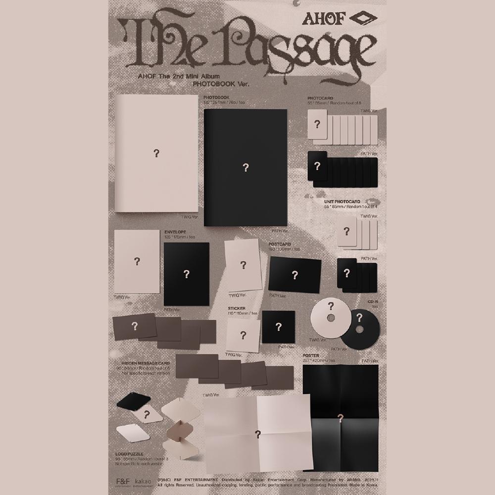 Pre-order AHOF The 2nd Mini Album The Passage Standard ver. & SHOP POB