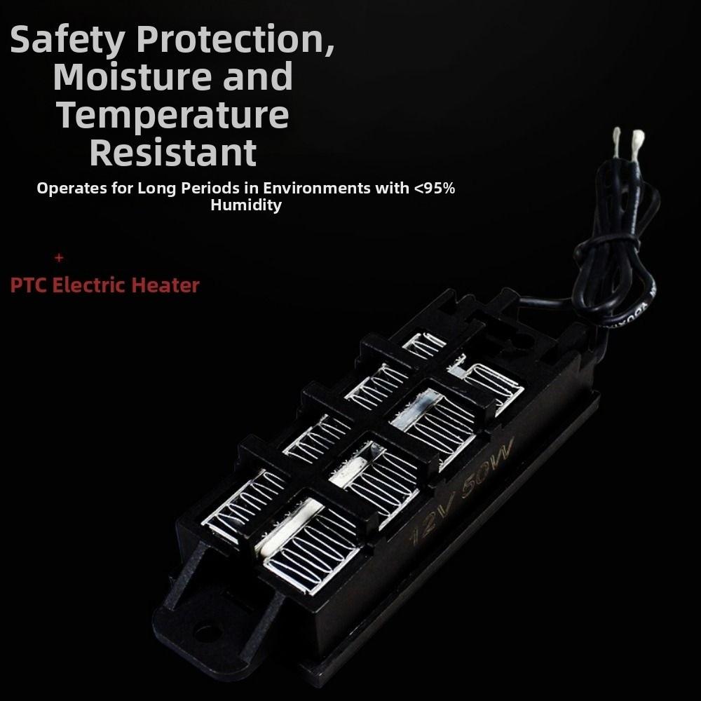 New 92*31mm 220V 50W Incubator Heater 10 Styles Black 70W24V Conductive Bracket Ceramic Air Heater