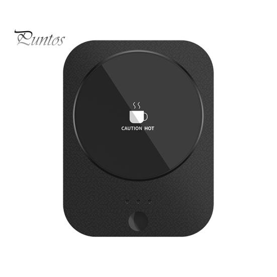 

Термостатическая подставка для подогрева кружек для кофе с регулируемыми настройками температуры Универсальный подогреватель чашек для кофе с автоматическим отключением чёрный