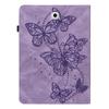 Tablet Case Funda Para Tableta Samsung Galaxy Tab S2 9 7, Carcasa De TPU Con Relieve De Mariposa Y Flores, SM-T810 T813