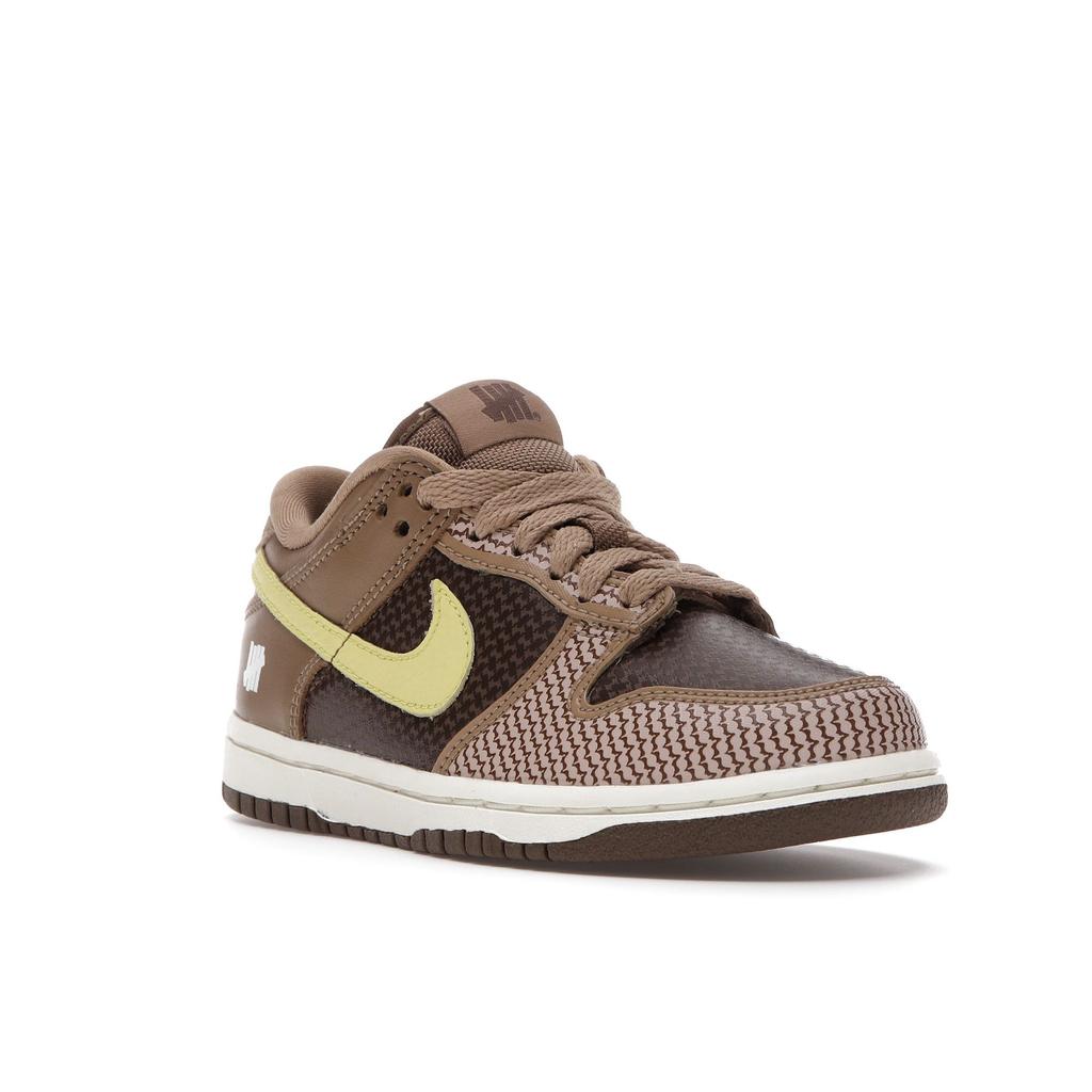 Nike Undefeated x Dunk Low SP PS Canteen Kids Sneakers Brown Lemon-Frost DJ4306-200