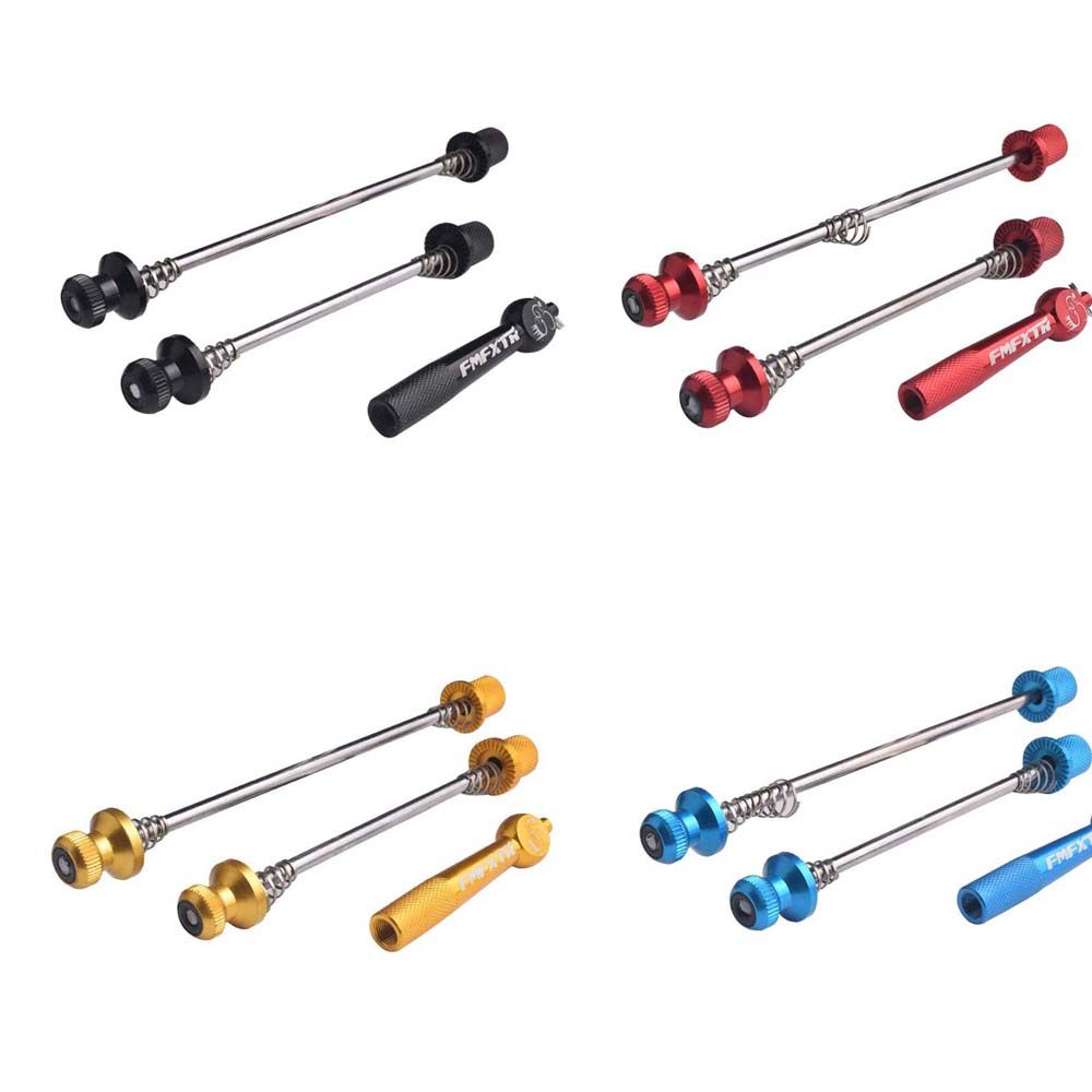 Aluminum Zinc Zinc Alloy Locking Security Wheel Accessories Bicycle Skewers Hub Quick Release Bike Skewers