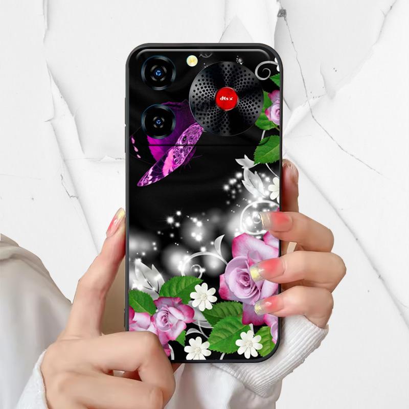 Cartoon Astronaut Phone Case For ZTE Nubia Music Cover Soft TPU Protective Shell For Nubia Music Cases Z2353 Black Silicone Capa