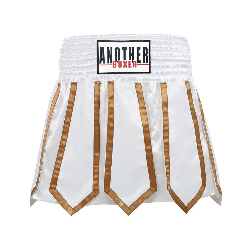 Boxing Ribbon Style Muay Thai Kickboxing Competition Shorts