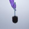 Long Handle Toilet Brush White Plastic with Base Home Bathroom Cleaning Tool Wc Supplies Convenient Cleaning Helper
