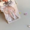 Y2K Aesthetic  Lace Bow Keychain Ins Sweet Bow Keyring Bag Pendant Delicate Backpack Hanging Decoration Gifts