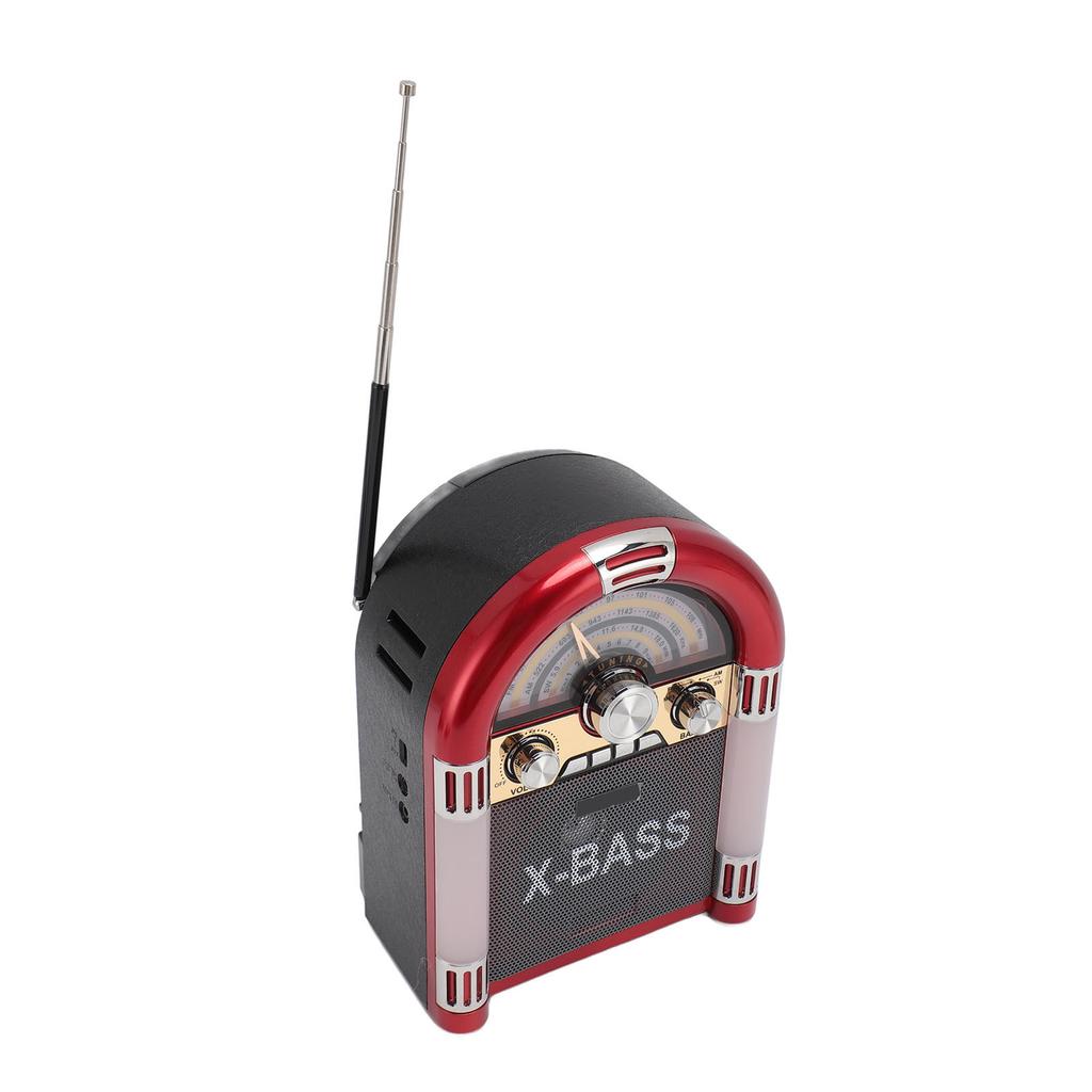 Bluetooth reproduktor AM FM SW pásmový přijímač Retro styl Bezdrátový Multifunkční BT reproduktor