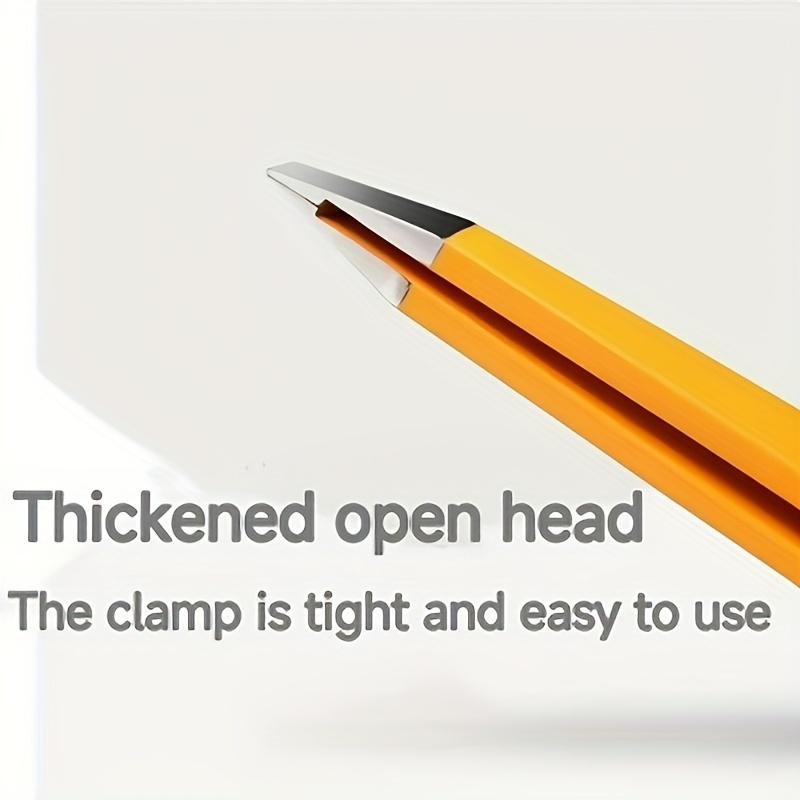 Xiaomi Professional Stainless Steel Tweezers for Eyebrows Eyelids & Facial Hair Removal Slant Tip Beauty Tool with Storage Bag Gifts
