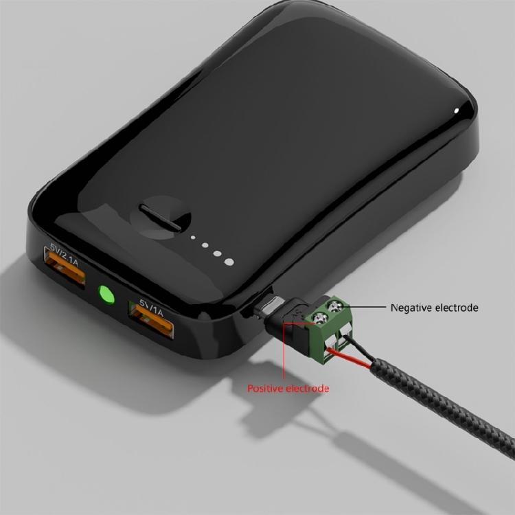 2PCS 5V3A Charging Adapters Type C to 2Pin Terminal Not Solder Set for Mobile Devices Household Appliances Lights