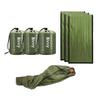 Multi-Pack Emergency Sleeping Bags, Green, Drawstring Bag, Portable, Foldable, Insulated, Lightweight,
