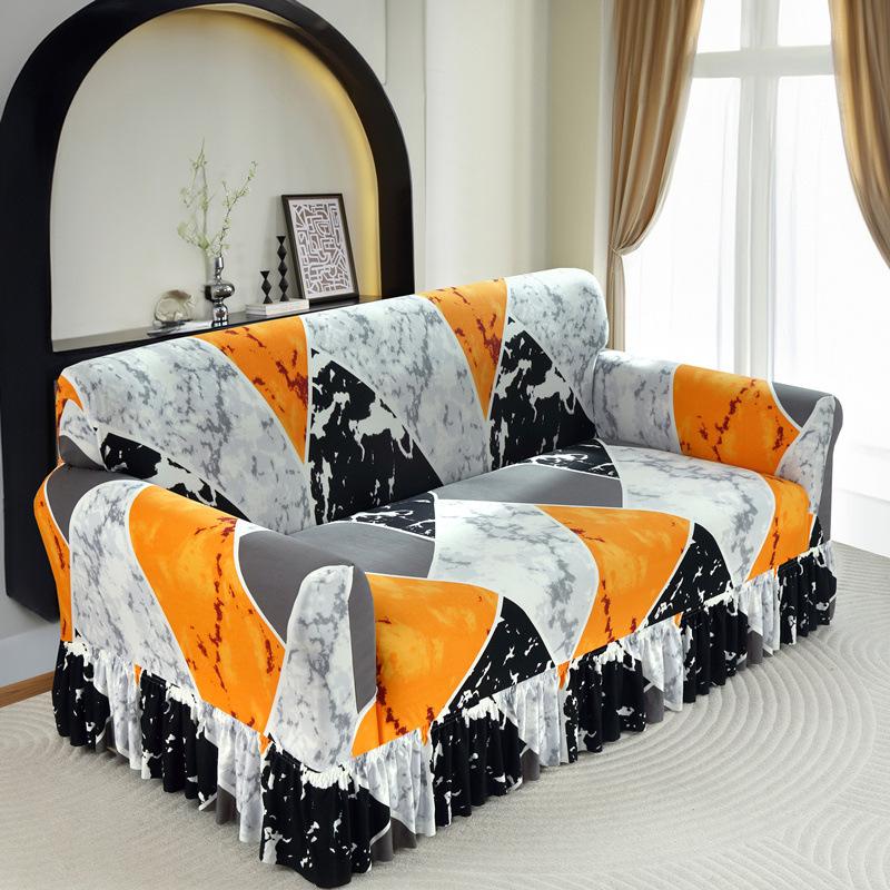 Skirt Sofa Cover Universal Elastic Sofa Cover All-Inclusive Universal Combination Sofa Cover