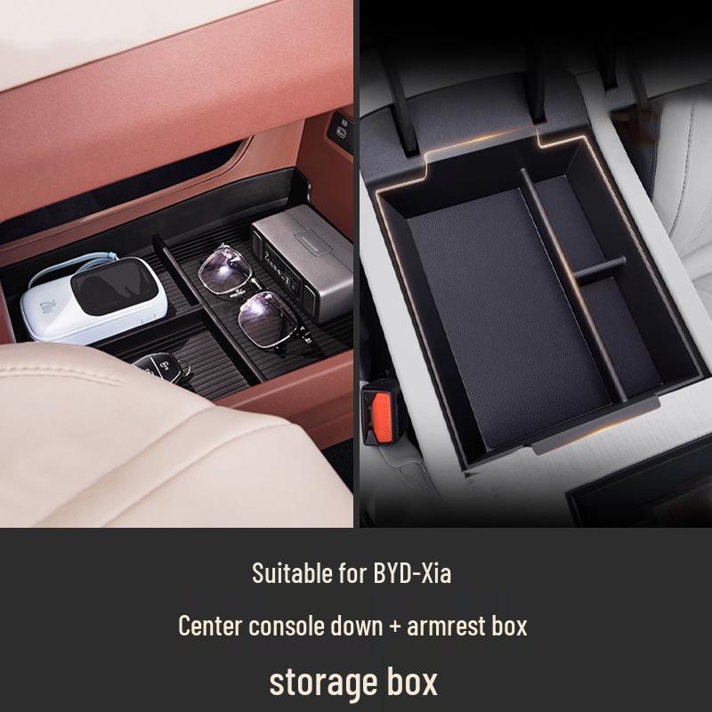 BYD Xia Center Console Storage Box for Small Items & Interior Accessories