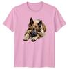 Long Haired GerUnisex Shepherd Dog Sleeping TShirt GSD Dog Lover Gift