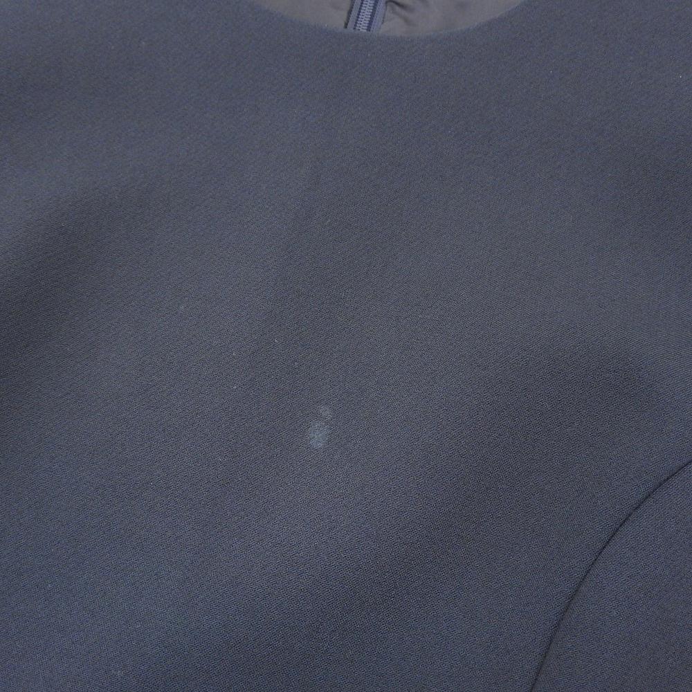 YOKOCHAN YOKO CHAN Yoko Chan Polyester X Rayon Short Sleeve Midi Dress Women's Dark Navy Size 36 YCD-121-747 Dress 36 Dark navyUsed