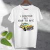 Ich habe meine Reise nach NYC überlebt T-Shirt New York Gelbes Taxi Kein Weg nach Hause Tee Top