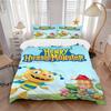 Monster Henry Bedding 3 Piece Set HD Print Duvet Cover Pillowcases for Teens Adult Bedroom Decoration Christmas Gift