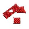 For Mazda MX-5 2016-2024 Red Real Carbon Fiber Emergency Light Switch Panel Trim
