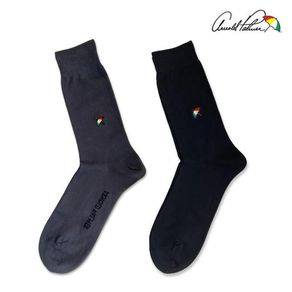 Arnold Palmer Men s Suit Summer Plain Long Socks AM-5218 (40014865) Single color charcoal