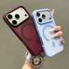For iPhone 18 17 Pro Max 17 18 Pro Camera Lens Protector With Luxury Liquid Silicone And Matte Texture Magnetic Phone Cover