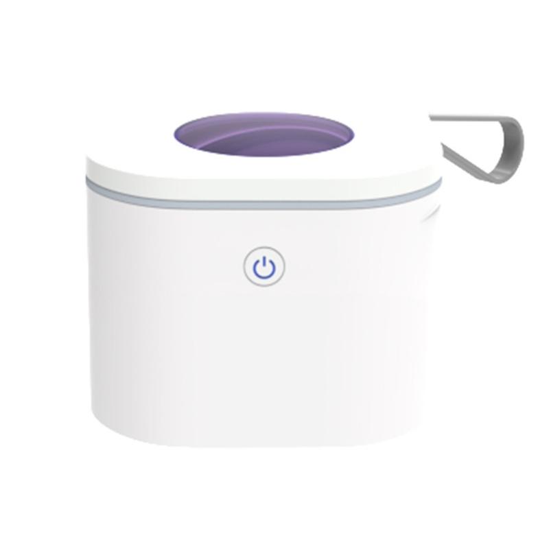 Portable Pacifier Sterilizer Case UVC Light Cleaning Box Convenient USB C Rechargeable for Denture Straw Nipple 1 белый