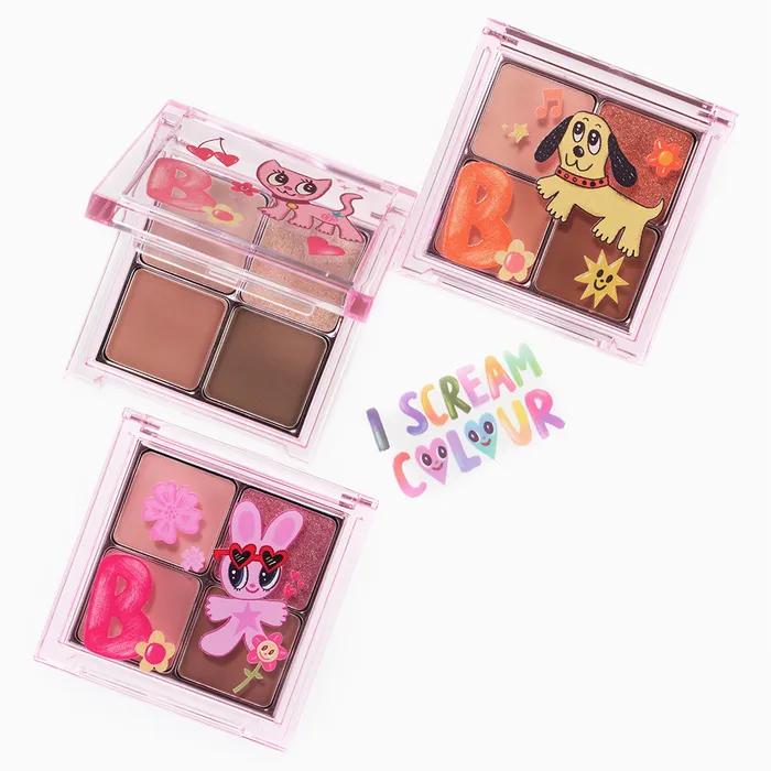 [Ice Cream Color Edition] Plumper + Sheer Velvet Tint + Eye Palette