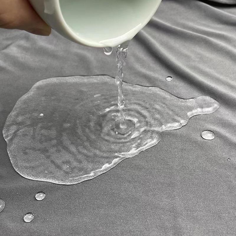 Einfarbiger All-Inclusive Wasserdichter Sofabezug, Sofabezug, Elastische Stoffkombination, Milchseide-Sofabezug, Staubdicht