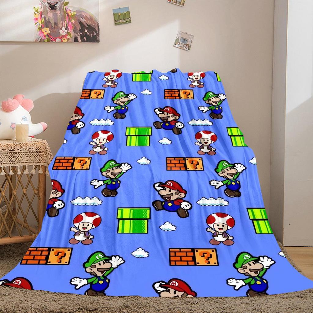 Classic Pixel Games Soft Flannel Blanket Lightweight Cozy Microfiber Blanket for Couch Bed LXR90