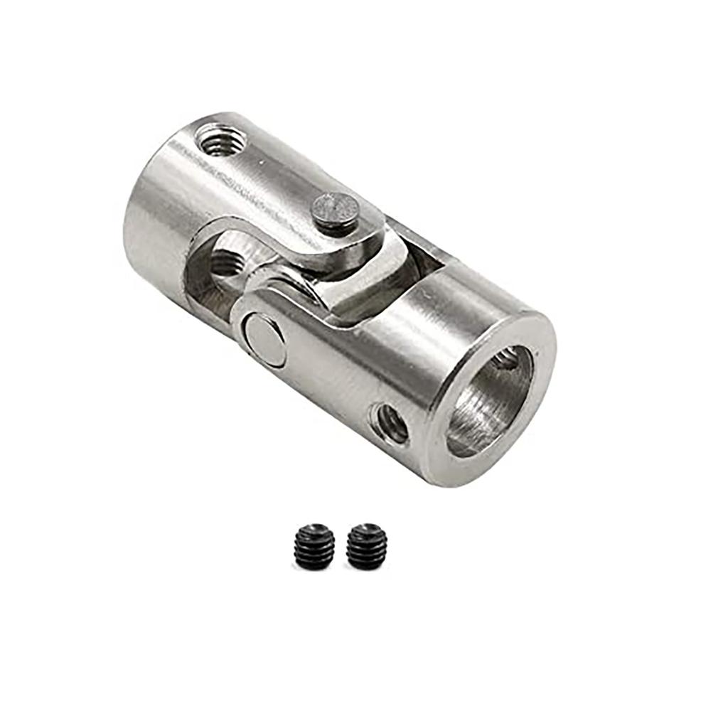 1Pc Universal Rotatable Shaft Coupler Connector, Alloy U-Joint Adapter, Metal Connection Link for Mechanical Parts